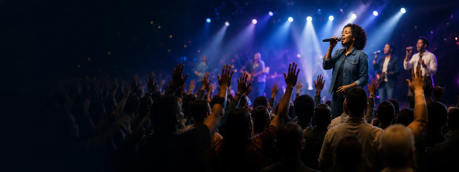 Worship concert attended by Bible College students