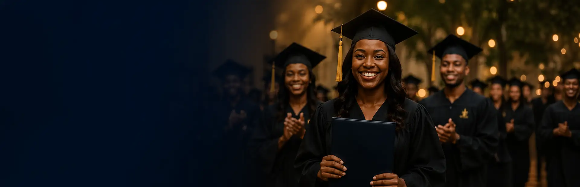 Spokenword Bible College graduates celebrating commencement