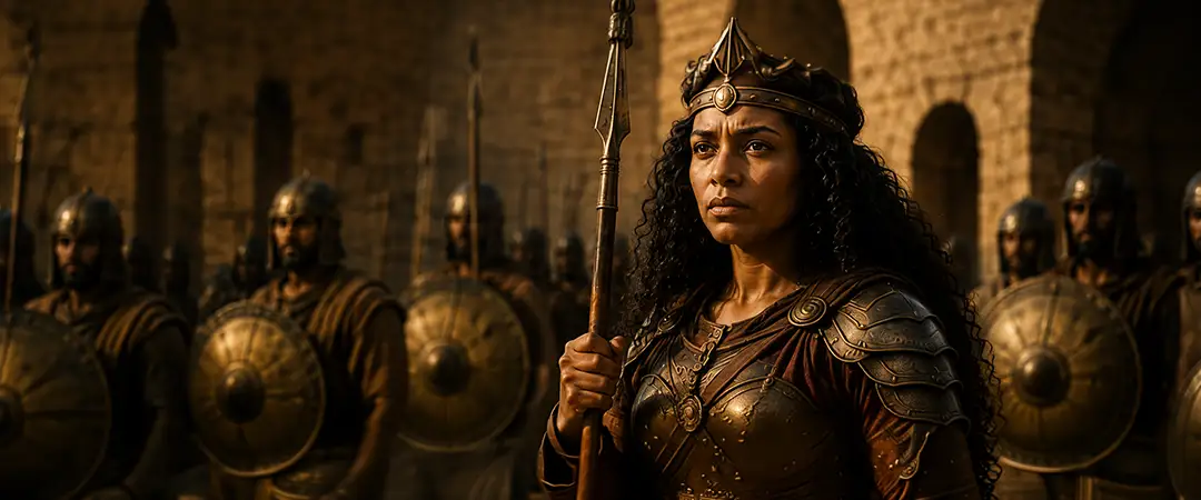 Biblical depiction of Prophetess Deborah