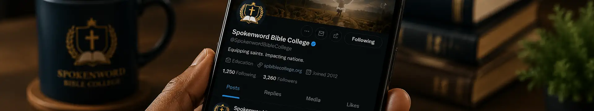 Spokenword Bible College Twitter X profile